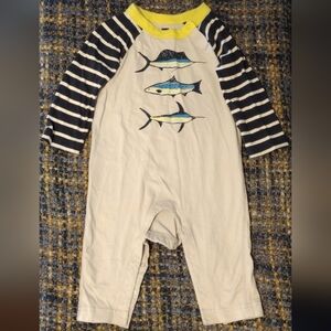 Shark Romper 6-9m